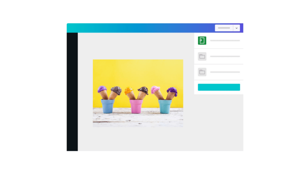 PageProof-blog-screenshot-of-PageProof-app-in-Canva UI design artwork ice creams 