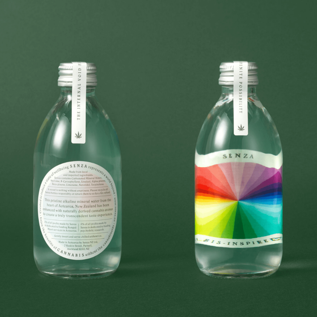Senza: Cannabis inspired sparkling water