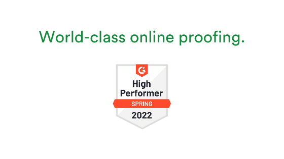 PageProof is the world-class leader in online proofing, winning the High Performer badge