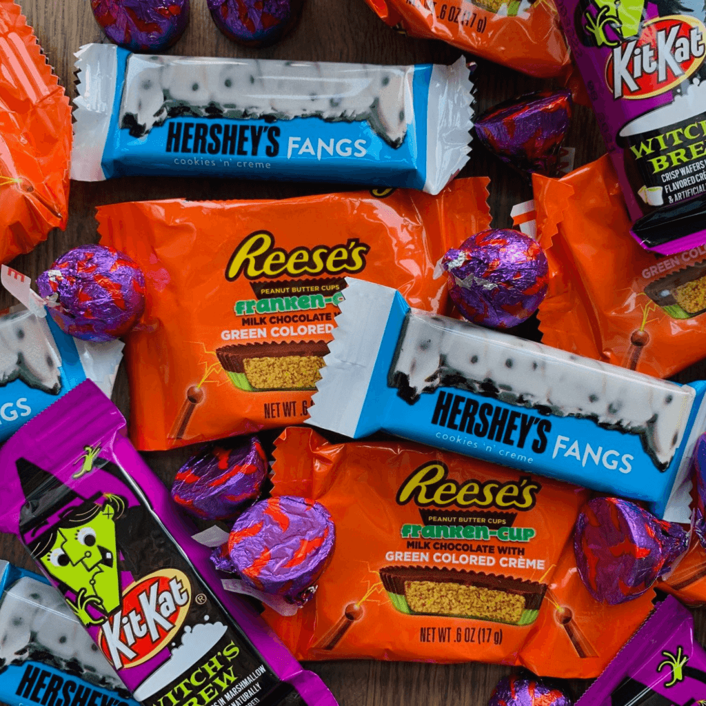 Hershey Co. spooky Halloween packaging and sweets