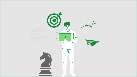 PageProof-blog-1 - Tips and tricks for marketing and creative teams A man with a computer looking at digital advertising campaign metrics.