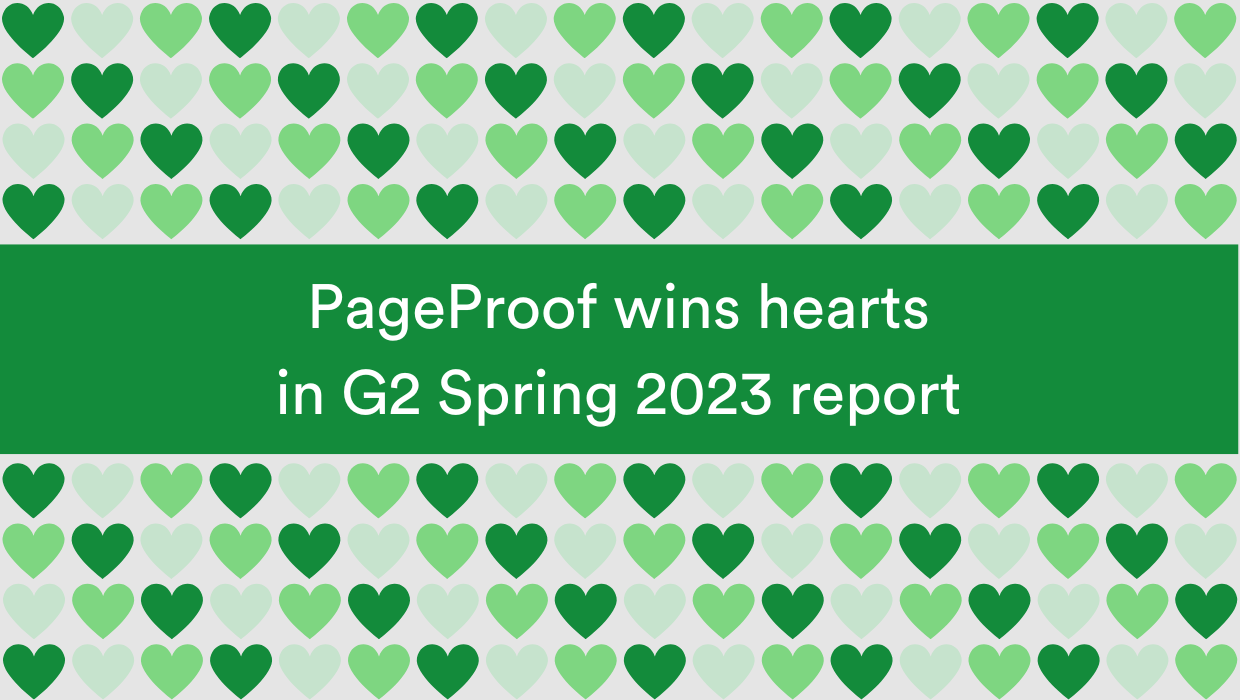 PageProof wins hearts in the latest online proofing report