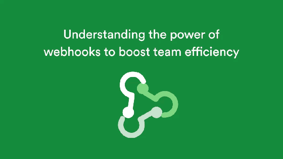 Understanding the power of webhooks to boost team efficiency with 3 sides hooks linked to form a triangle.