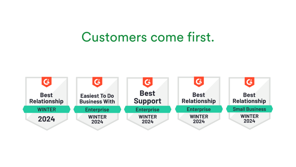 PageProof achieves 5 awards for our customer relationships. Awarded in the best reltionships, best support and easiest to do business cateogires