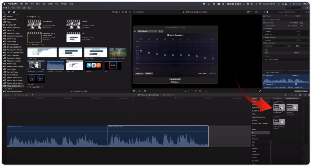 De:Noise final cut pro plugin image