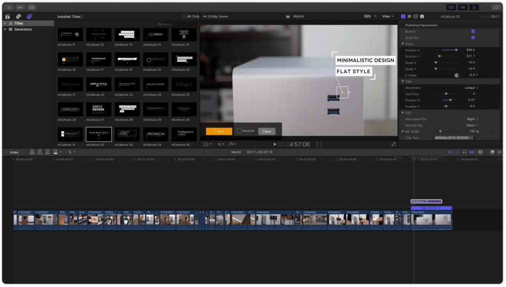 mCallouts final cut pro plugin image