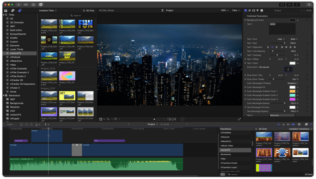 MotionVFX Final Cut Pro Image