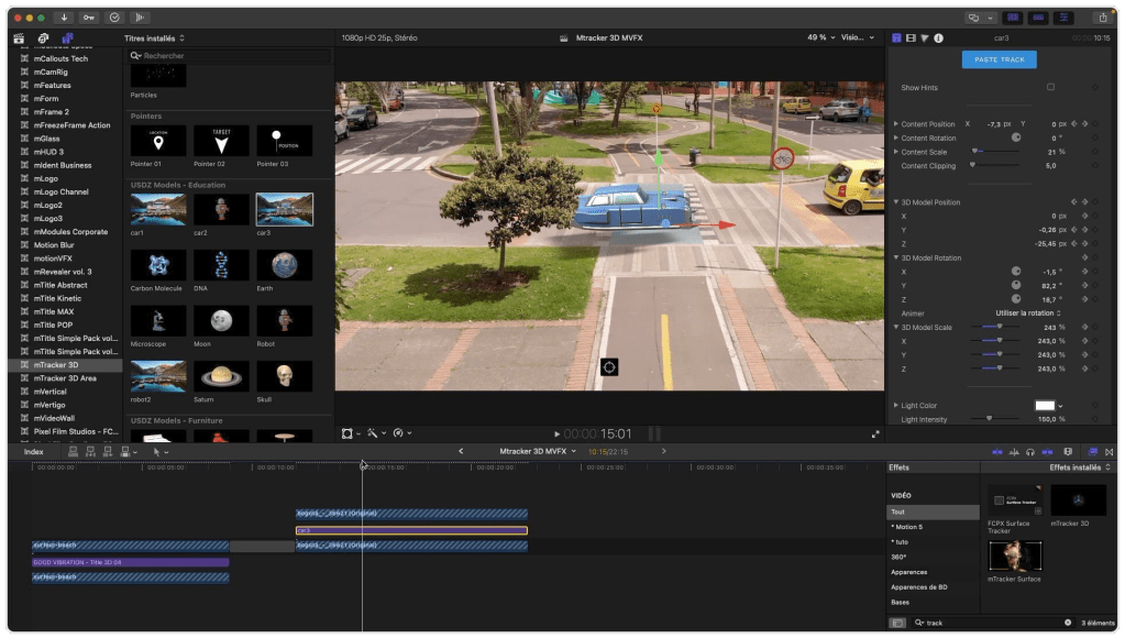 mtracker 3d final cut pro plugin image