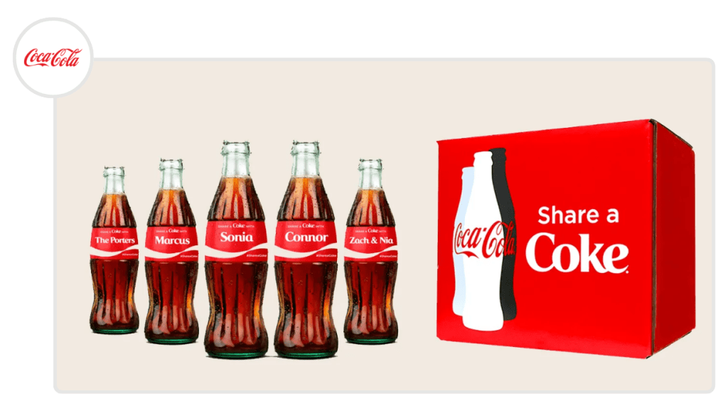 Coca-Cola keeps things simple