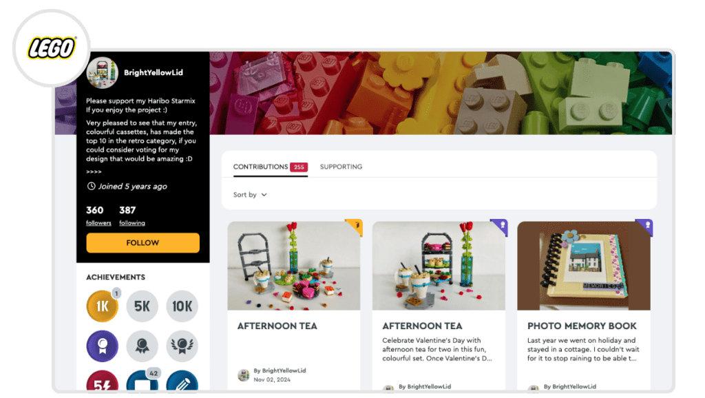 Lego's online community