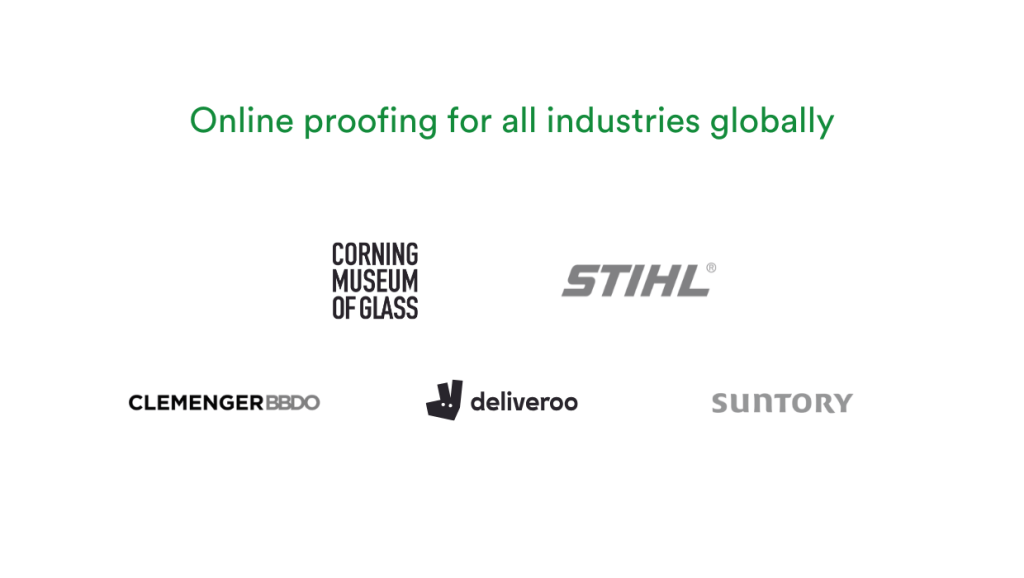 Online proofing for all industries globally