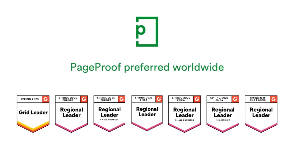 PageProof preferred worldwide